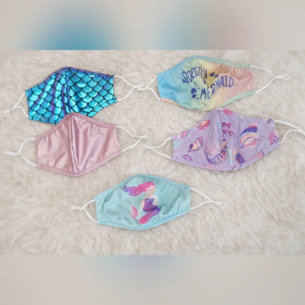 Mermaid Face Masks Set
